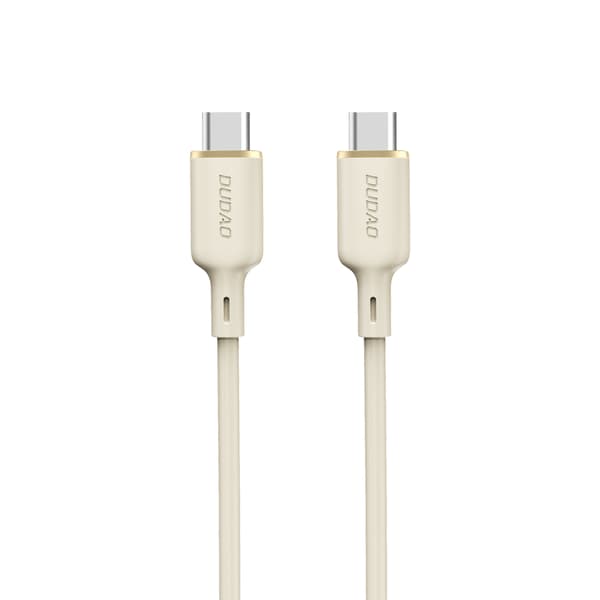 Dudao L7SCC USB-C till USB-C kabel 100W 1m Beige
