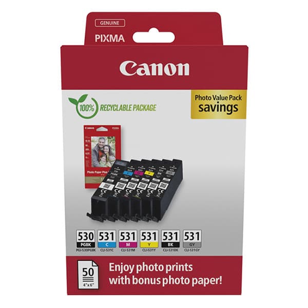 Canon CLI 531 BK svart bläck