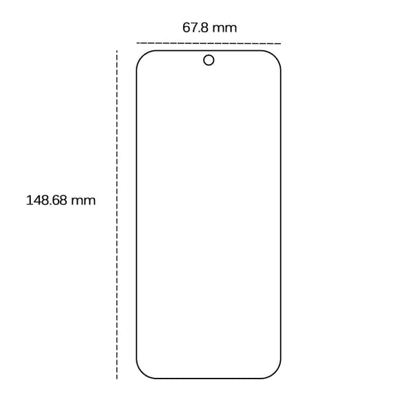 Härdat glas 2,5D för Google Pixel 9 / 9 Pro