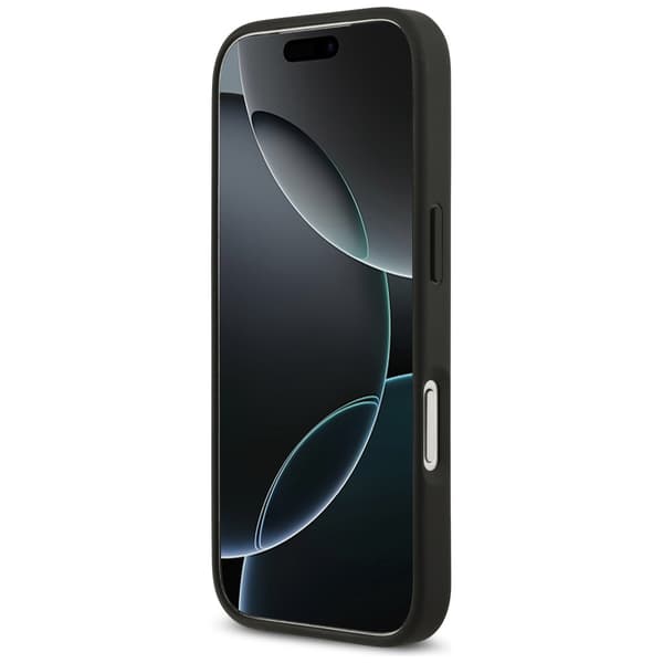 Guess 4G Double Card Triangle skal för iPhone 17 Pro svart