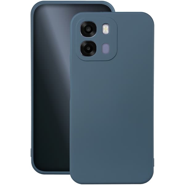 Silikonskal för Oppo A6 4G / A6 5G / A6X 4G / A6X 5G / A6S 4G / A6S 5G Global mörkblå blå