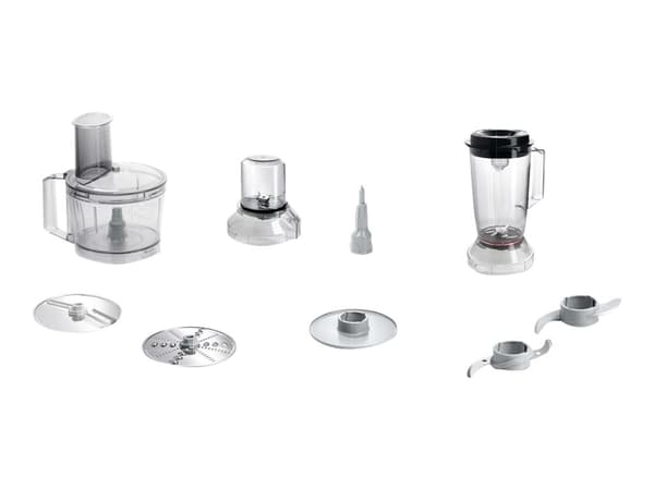 Bosch MultiTalent 3 MCM3501M Kökkenmaskine Börstet rustfrit stål/svart svart