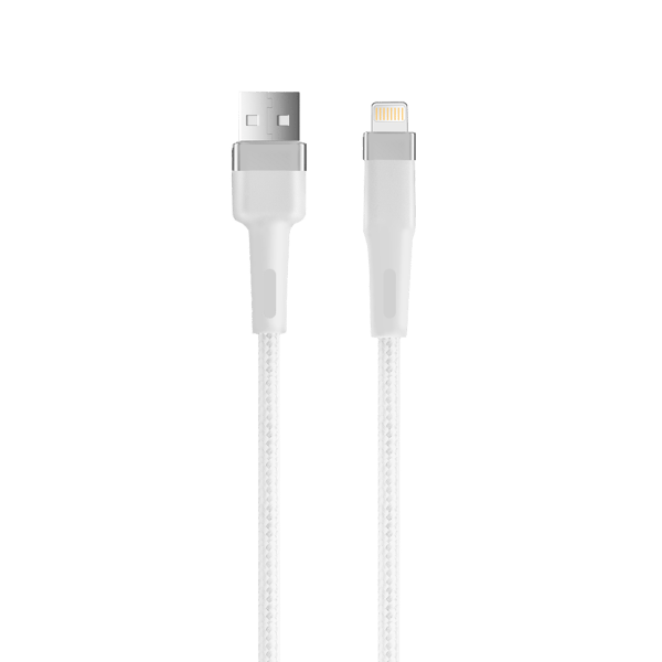 Setty USB - Lightning-kabel 1,2 m 2A KNA-L-1 220 vit vit