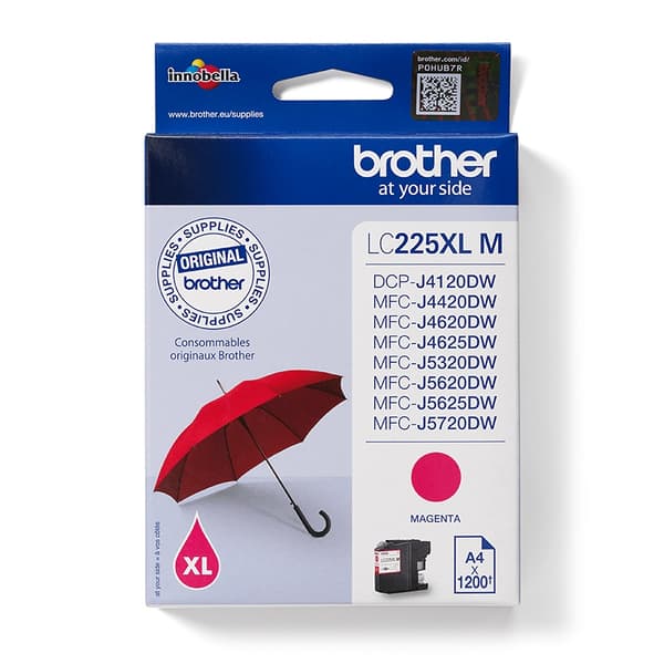 Brother LC 227XLBK svart 1200 sidor bläck svart