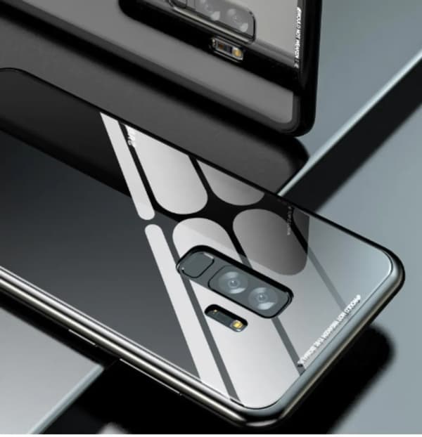 Magnetisk hård fodral i 2 delar för Samsung s9