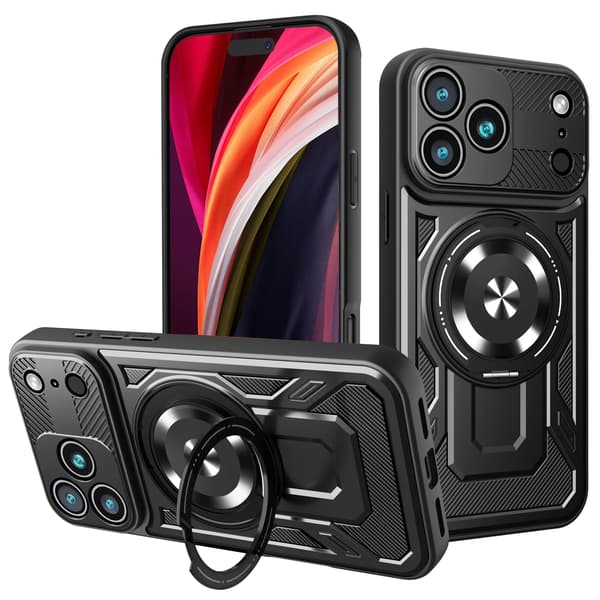 Defender Armor Mag-skal till iPhone 17 Pro Max 6,9\" svart