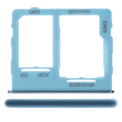 Dubbel SIM-kortshållare för Samsung Galaxy A32 5G (A326 / 2021) (Awesome Blue) blå