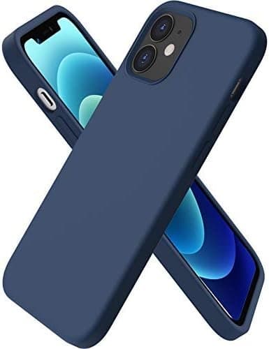 Lyxigt flytande silikonskal för iPhone 16 Plus, blått