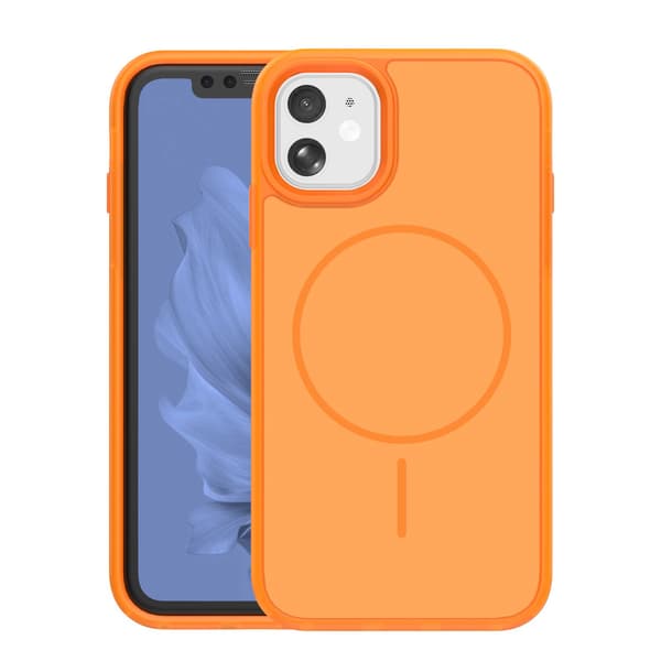 Frame Thin Mag-skal till iPhone 11 orange