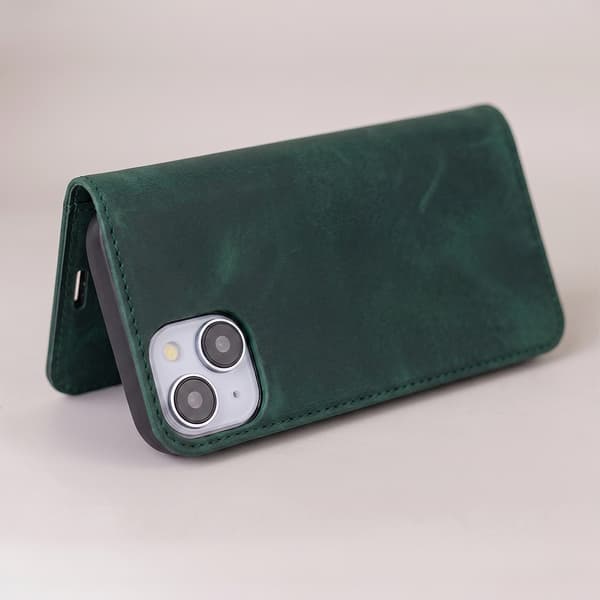 Smart Suede-fodral för Xiaomi Redmi Note 15 5G grön