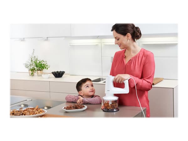 Braun MultiMix 3 HM 3135 WH Håndmixer vit/grå