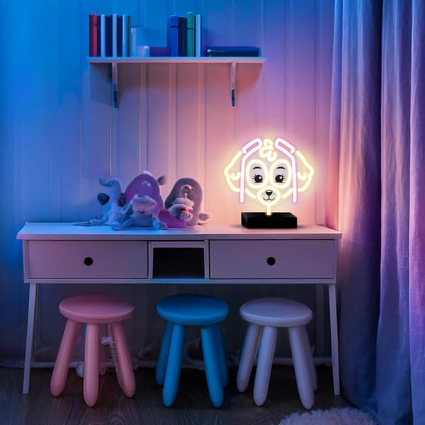 Neon LED på ställ Paw Patrol - Skye OW-120546