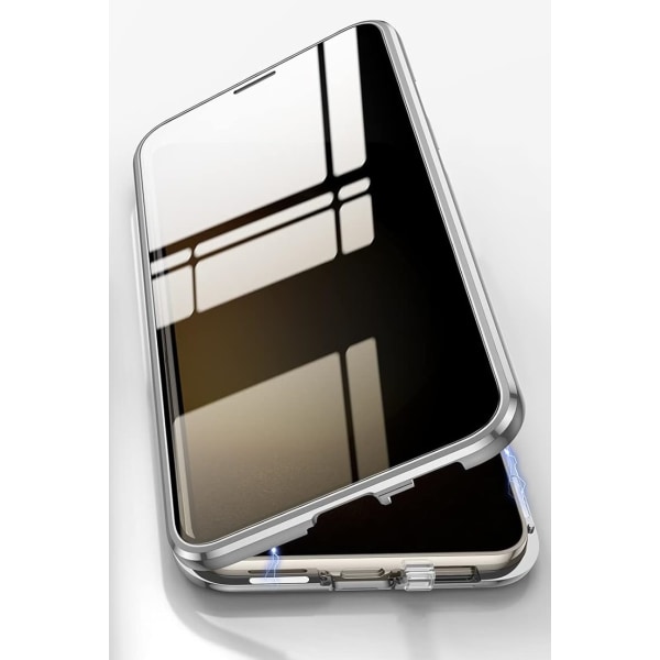 Anti-spionfodral för Samsung Galaxy S21 Plus, silver silver