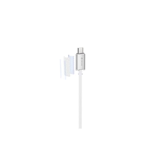 Devia-kabel Extreme EC688 PD USB-C - USB-C 1,5 m 60W 3A vit