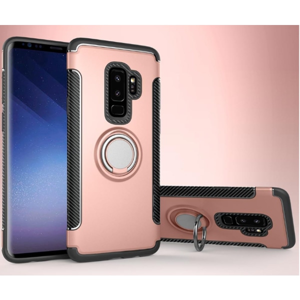 Samsung S9 plus fodral med Roterande ring