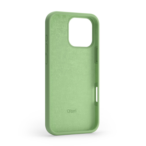 Etteri Silicone Case for iPhone 16 Pro Max 6.9\" Light Green