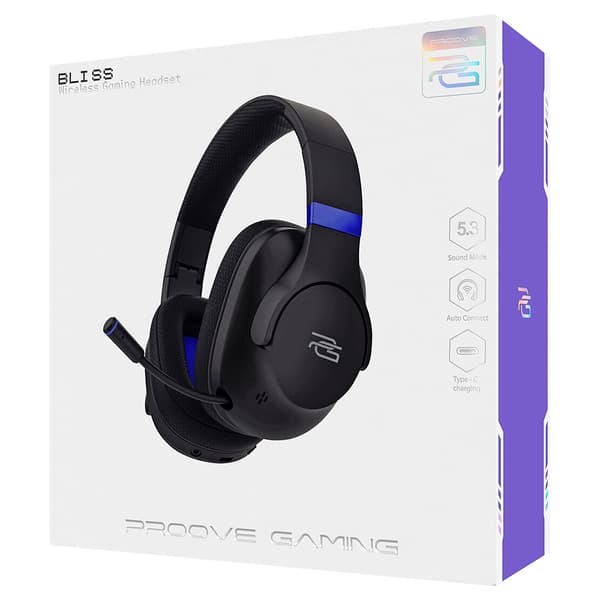 Proove Wireless Headset Gaming Bliss Black