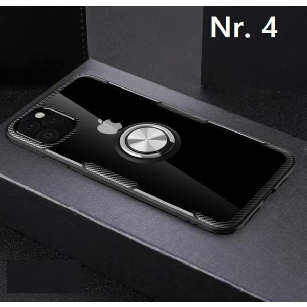 hårdsilkon fodral för 11 pro med magnet ring grå "Grey"
"grå"