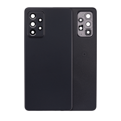 Baksidesglas för Samsung Galaxy A72 (A725 / 2021) (Eftermarknad Plus) (Awesome Black) svart