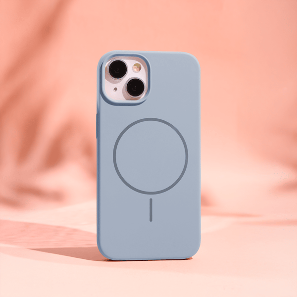Silikon Thin Mag-fodral för iPhone 12 / 12 Pro 6,1\" ljusblå
