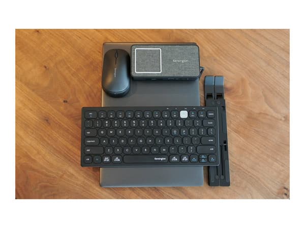 Kensington Multi-Device Dual Wireless Compact tangentbord Saks trådlös Pan Nordic