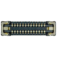 LCD FPC-kontakt för iPhone 11 (J8000: 26 stift) svart