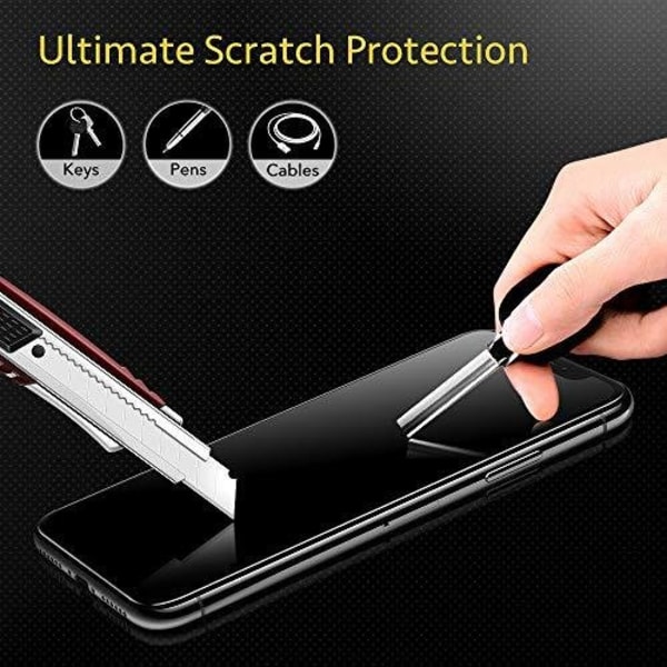 2 st top kvalitet  härdad glas för iphone 11/Xr