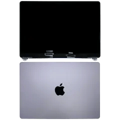 Komplett LCD-skärmmontering för MacBook Pro 14\" A2779 (2023) (Äkta OEM) (Rymdgrå) svart