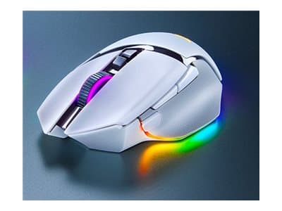 Razer Basilisk V3 pro Optisk trådlös Kablet vit