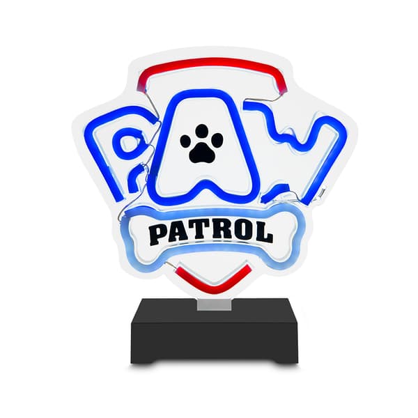 Neon LED on stand Paw Patrol - Logo OW-120146
