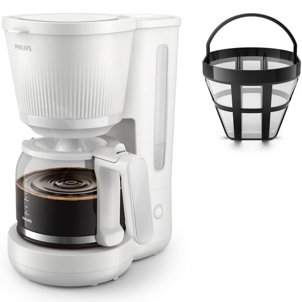 Philips HD7411/00 3000 Series Kaffemaskine 1,25 L vit