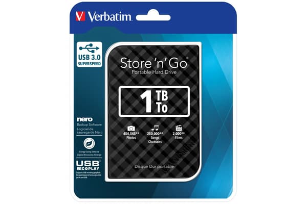 Verbatim Store 'n' Go hårddisk Portable 1TB 2.5 USB 3.0