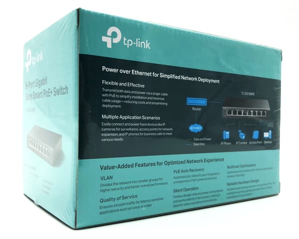 TP-Link Easy Smart TL-SG108PE Switch 8-porte Gigabit PoE