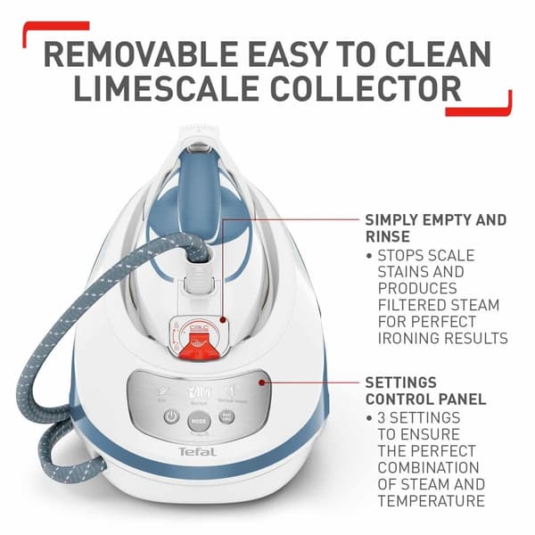 Tefal Express Protect SV9202 Dampstrygejern 2800W Blå vit