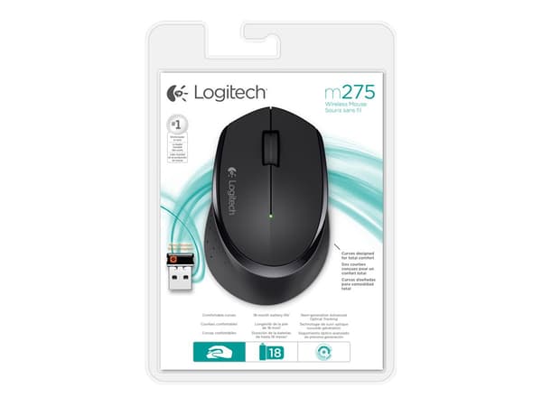 Logitech M280 Optisk trådlös svart svart