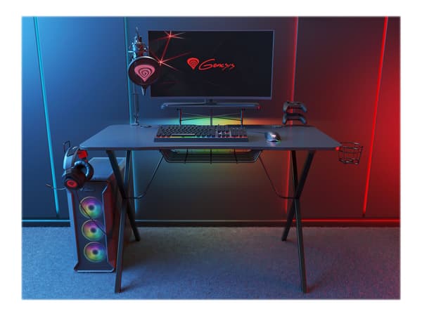 Genesis Holm 300 RGB Bord Stålramme Gaming