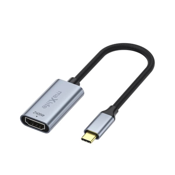 Maxlife-adapter MXHC-01 HDMI - USB-C 4K 60HZ svart svart