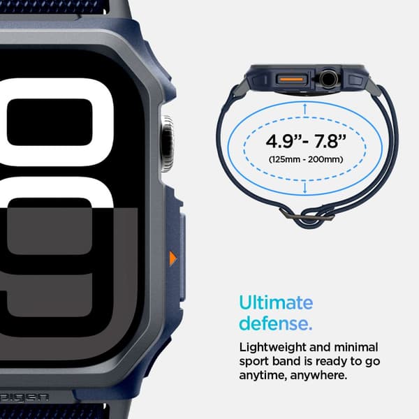 Spigen Lite Fit Case for Apple Watch 10 (46mm) - Navy Blue