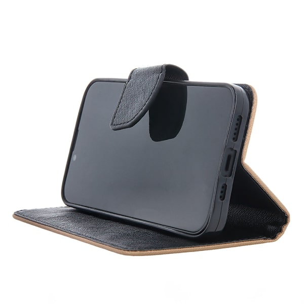 Smart Fancy etui til Samsung Galaxy A16 sort-guld black