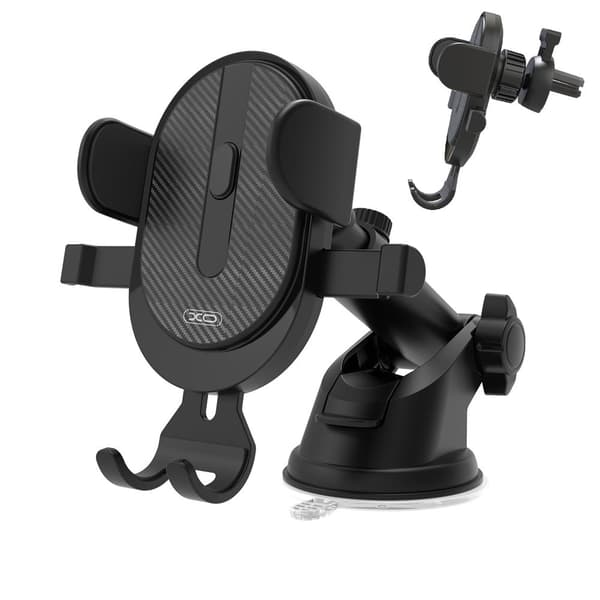 XO bilhållare C60 svart set svart