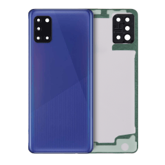 Baksidesglas med kameralins för Samsung Galaxy A31 (A315 / 2020) (Service Pack) (Blå) blå