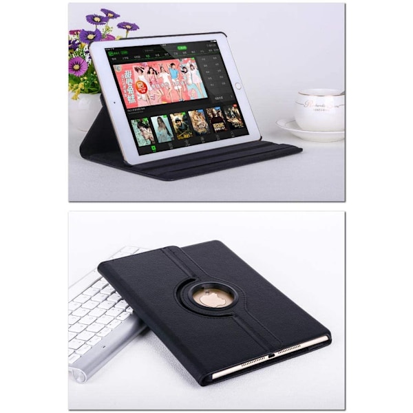 roterandefodral  för iPad 8 10.2" svart svart
