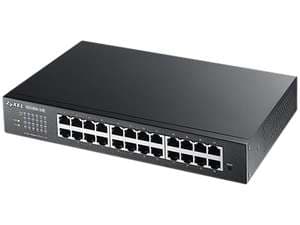 Zyxel, 24-port GbE Unmanaged Switch, GS1100-24E-EU0102F