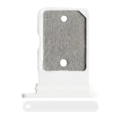 SIM-kortsfack för Google Pixel 4A 5G (Äkta OEM) (Clearly White) vit