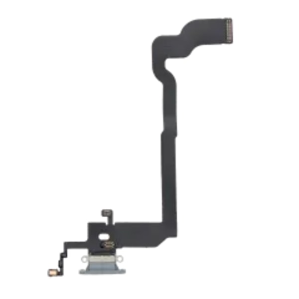 Laddningsport Flexkabel för iPhone X (Eftermarknad) (Silver)