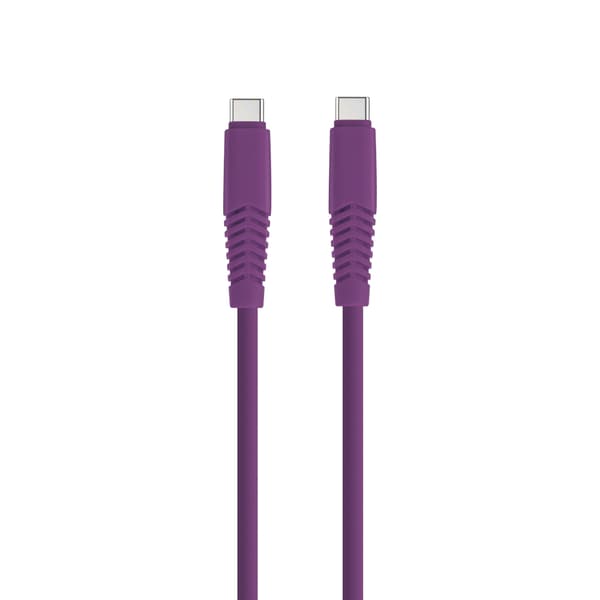 Setty-kabel USB-C - USB-C 1,5 m 2,1A KSC-C-1.5219 lila