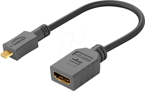 goobay HDMI till HDMI adapter höjrevinklet