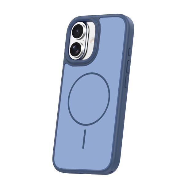 Frame Thin Mag skal för iPhone 16 mörkblå blå