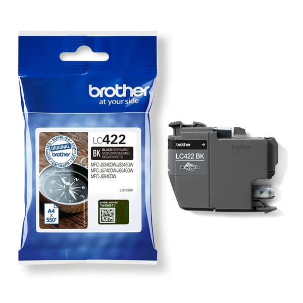 Brother LC 422XL svart 3000 sidor bläck