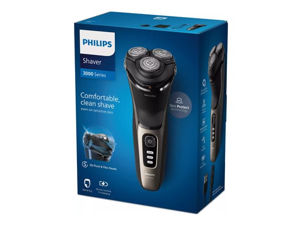 Philips 3000 Series S3242 Barbermaskine Beige svart beige